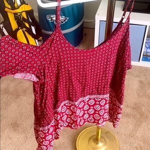 Abercrombie & Fitch open shoulder top